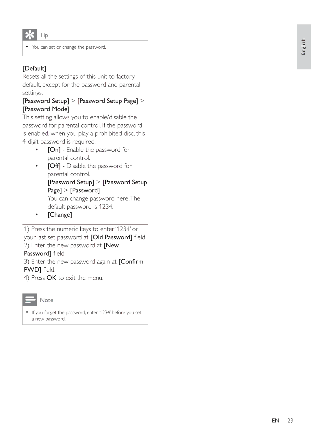 Philips MCD183/55 user manual Change 