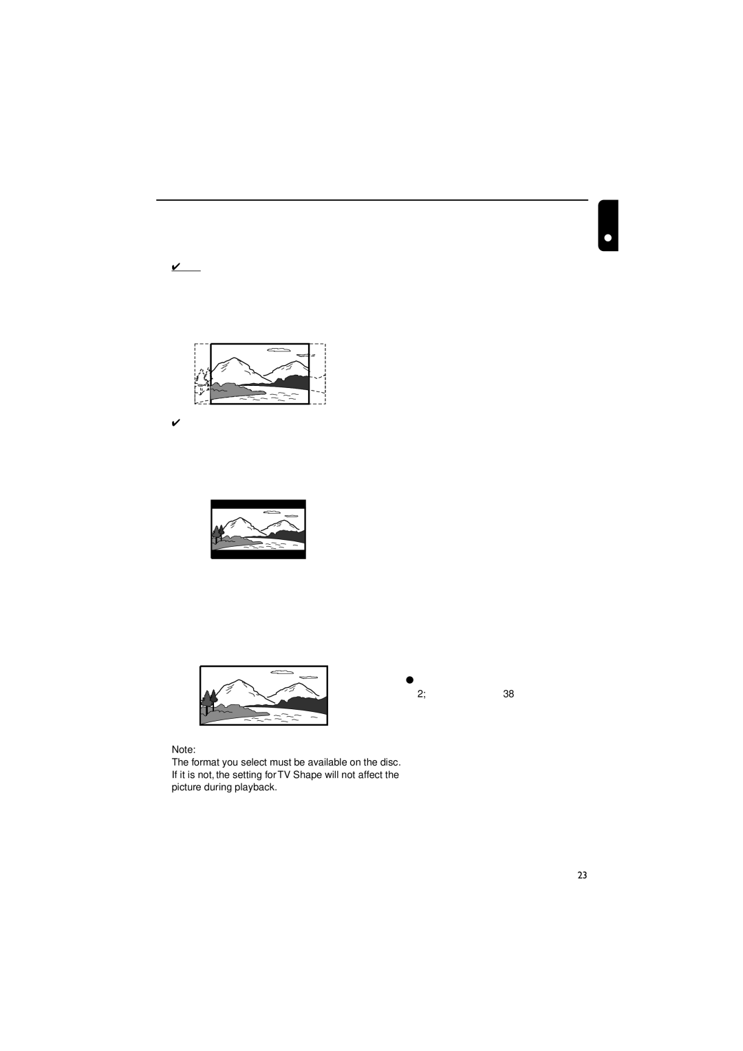 Philips MCD510/21 TV Shape, TV System, Video Out, Pr/Cr Pb/Cb Y, To remove the menu Press System Menu To resume playback 