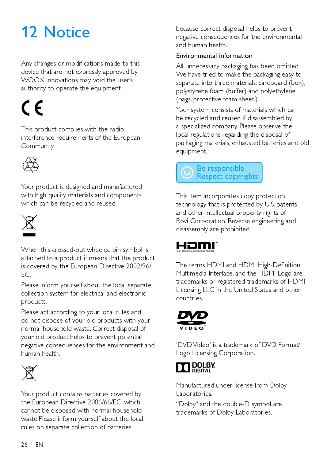 Philips MCD5110 user manual 