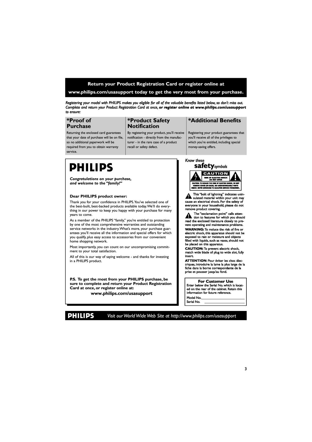 Philips MCD708 owner manual 