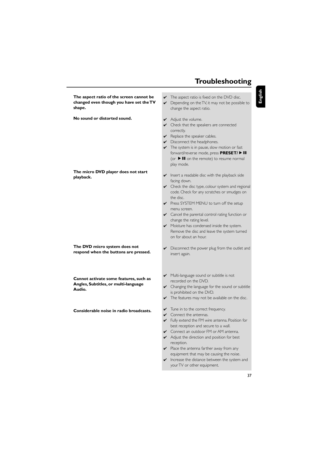 Philips MCD708/58 user manual Tune in to the correct frequency Connect the antennas 