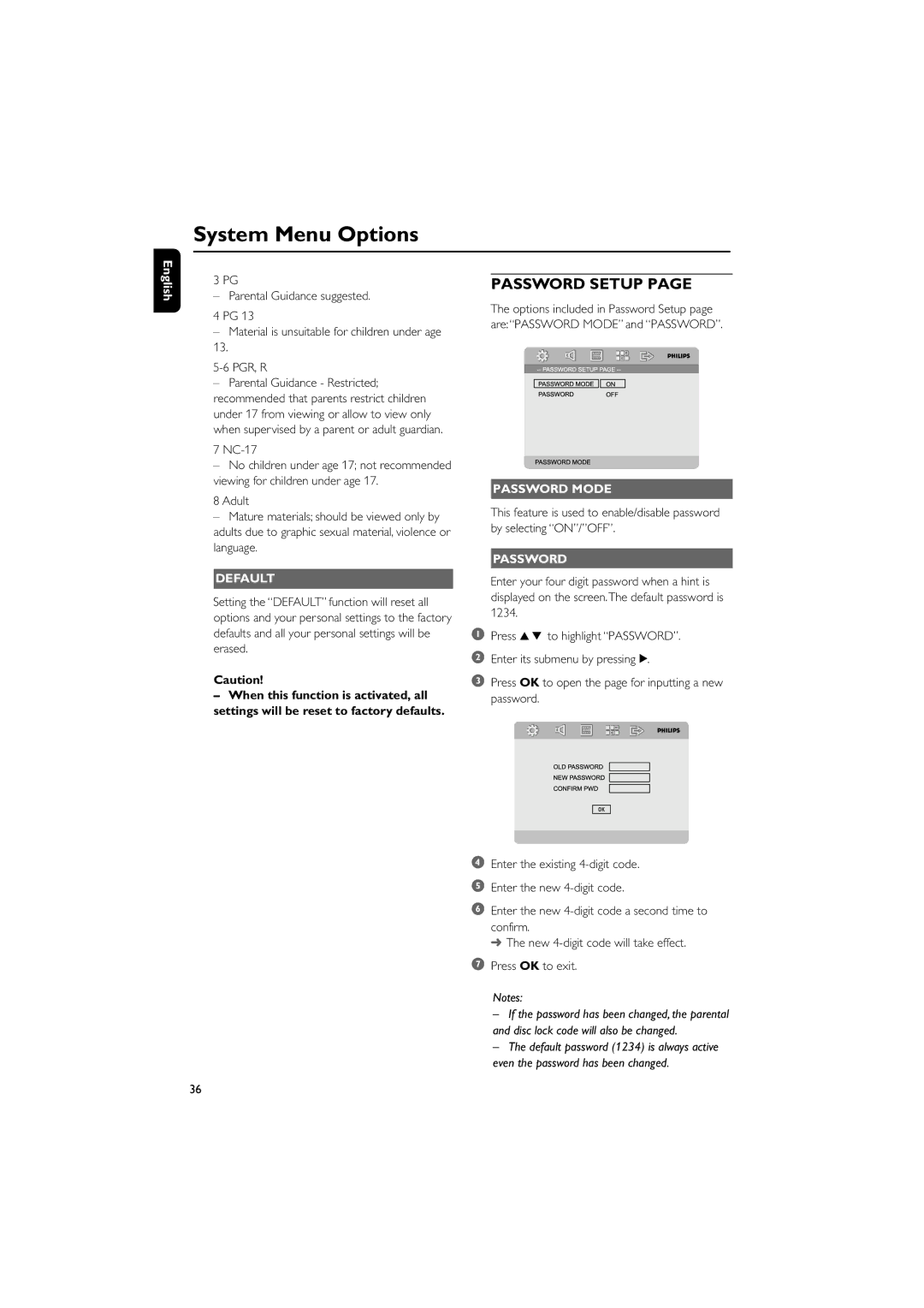 Philips MCD908/37 owner manual Default 