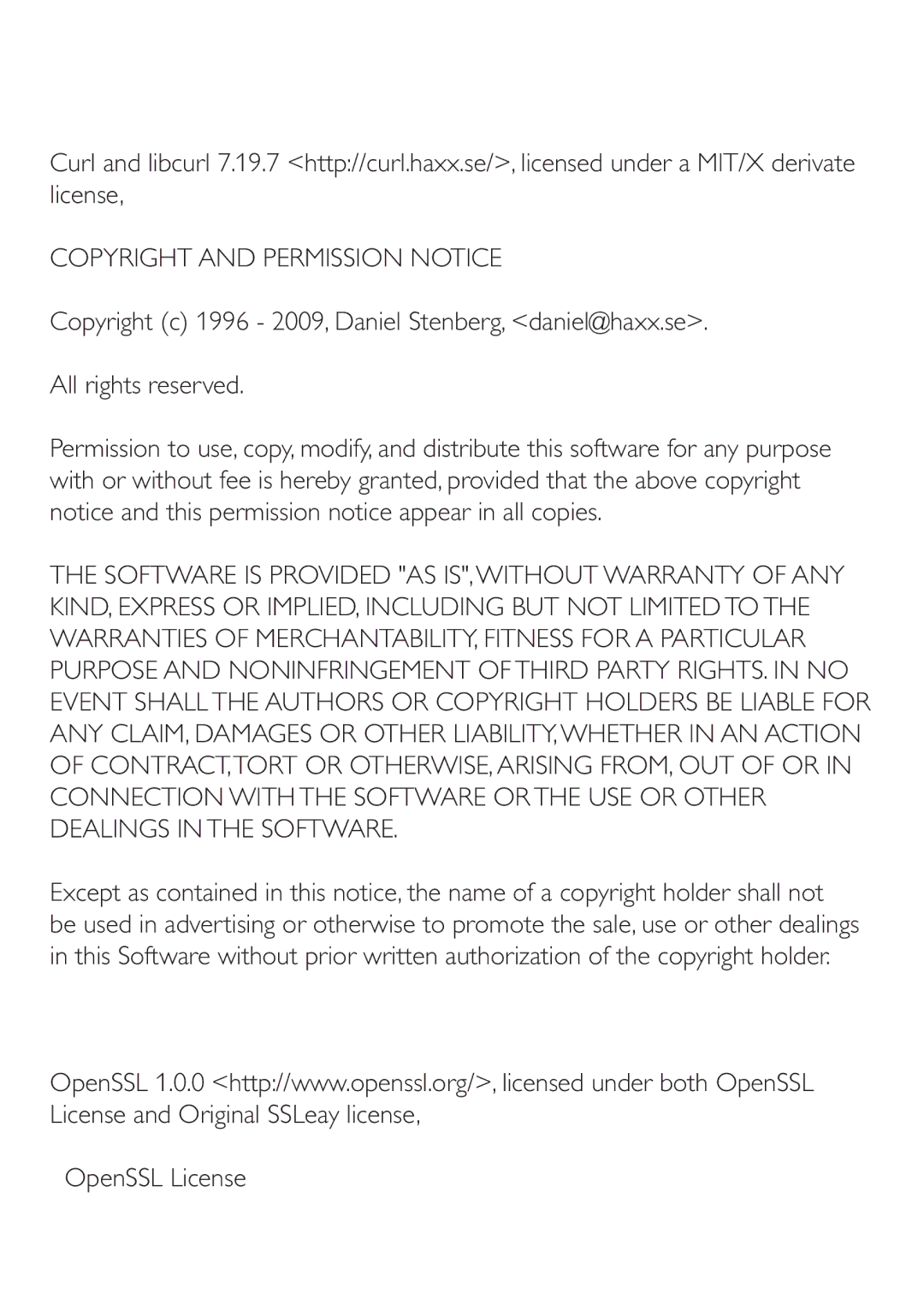 Philips MCI8080/12 user manual Copyright and Permission Notice 