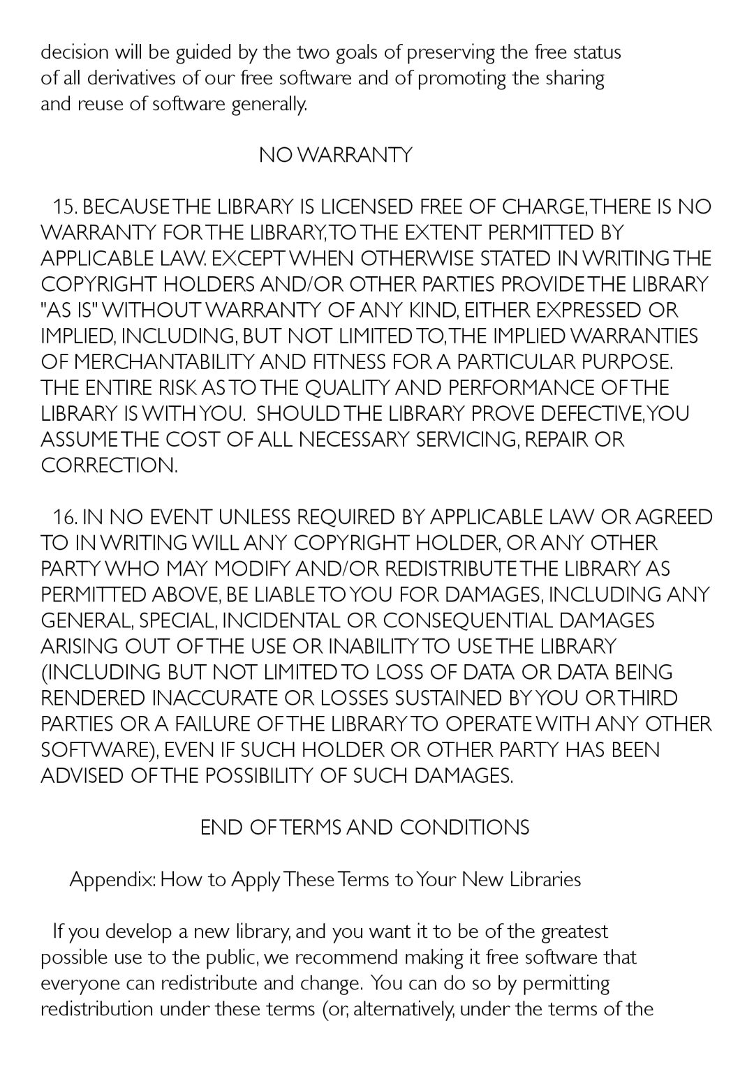 Philips HK-1008-MCi900 2010, MCi900/12 user manual Appendix How to Apply These Terms to Your New Libraries 