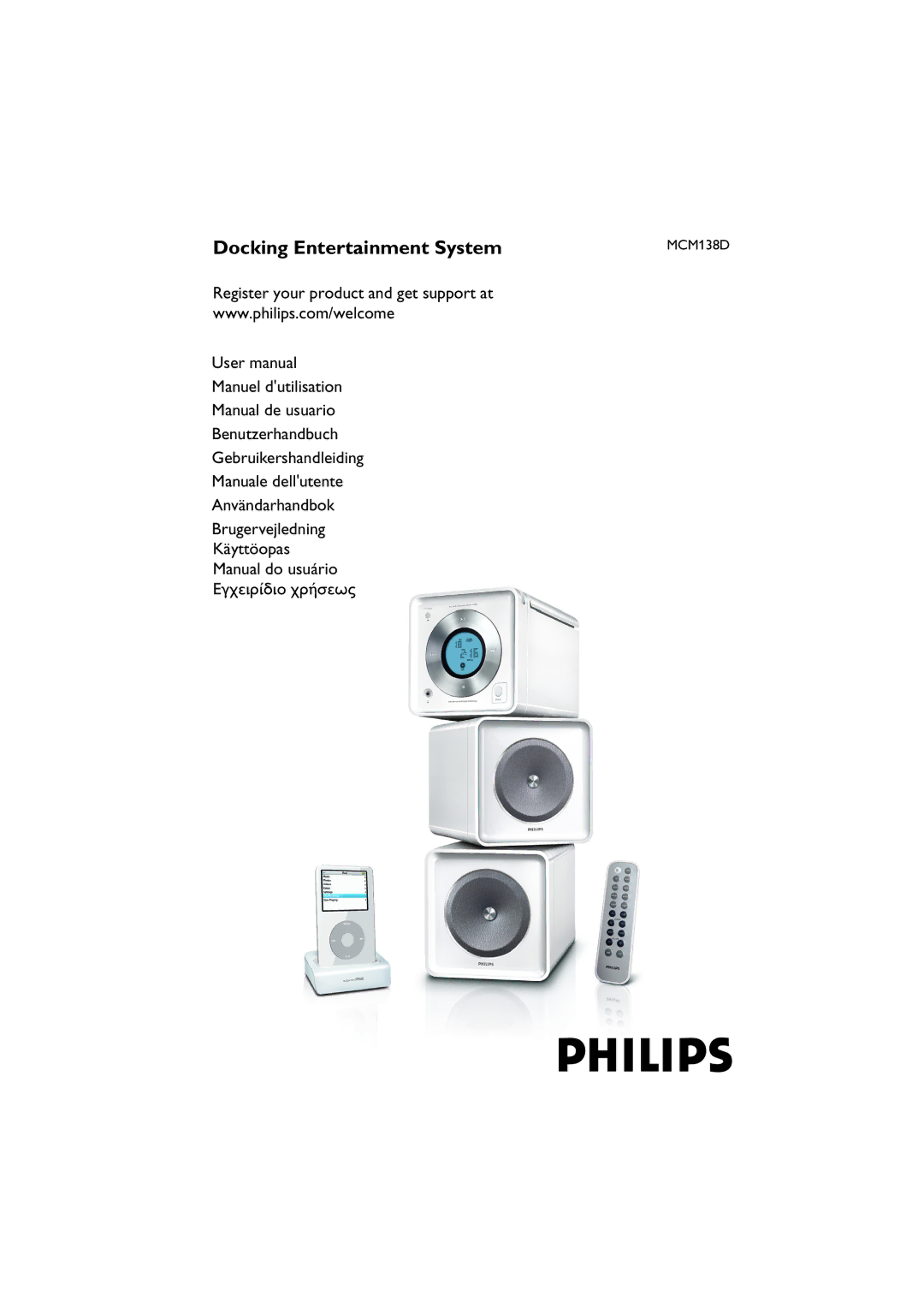 Philips MCM138D user manual Docking Entertainment System 