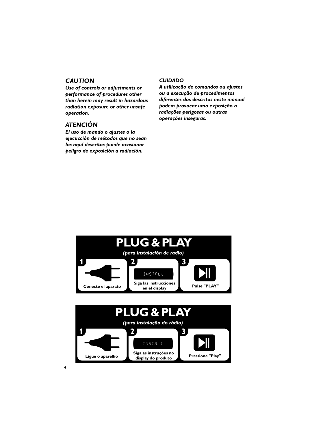 Philips MCM148 user manual Atención, Pulse Play 