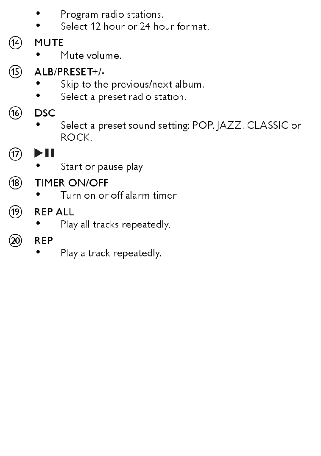 Philips MCM166 user manual 