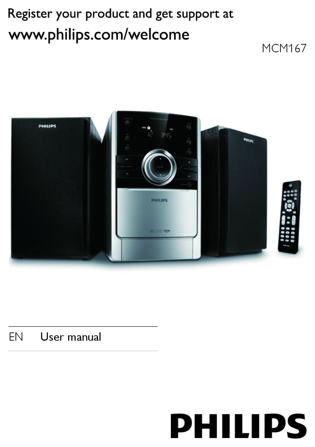 Philips MCM167 user manual 