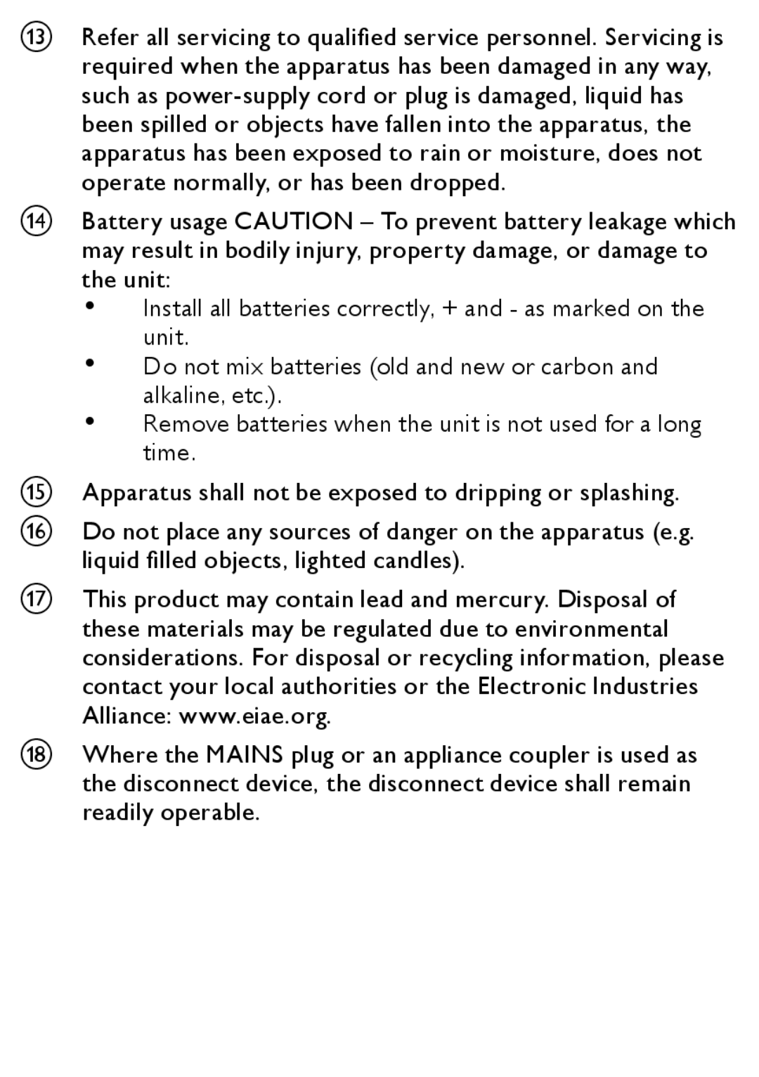 Philips MCM167 user manual 