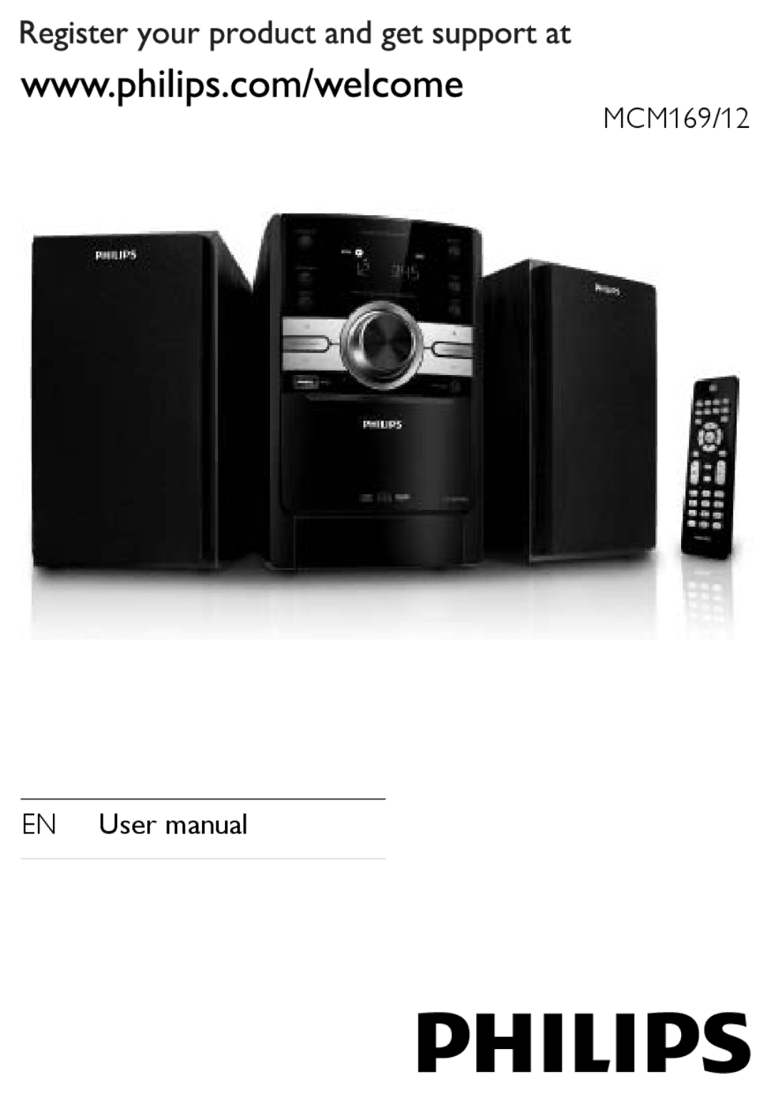 Philips MCM169/12 user manual 