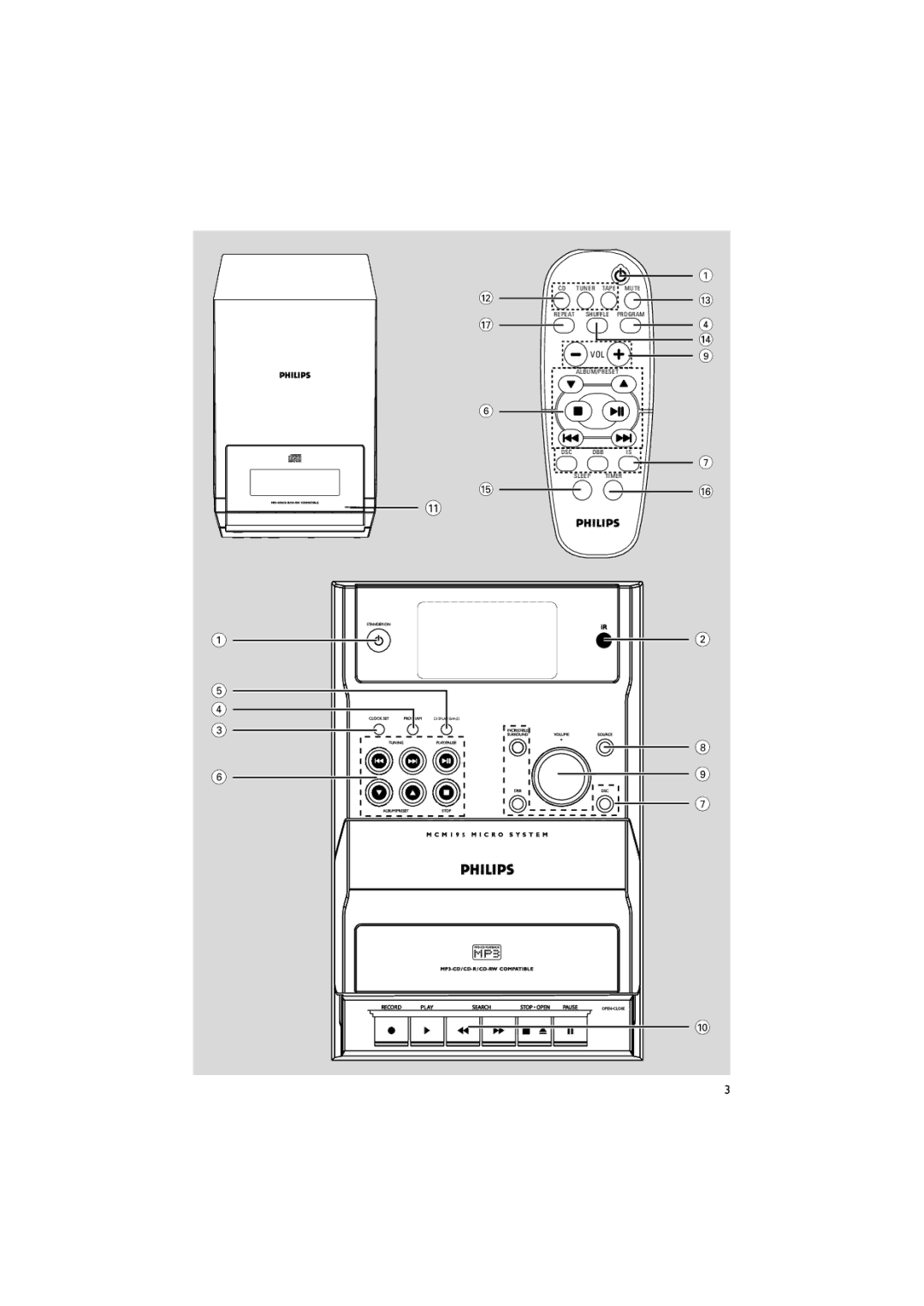 Philips MCM195 owner manual Vol 