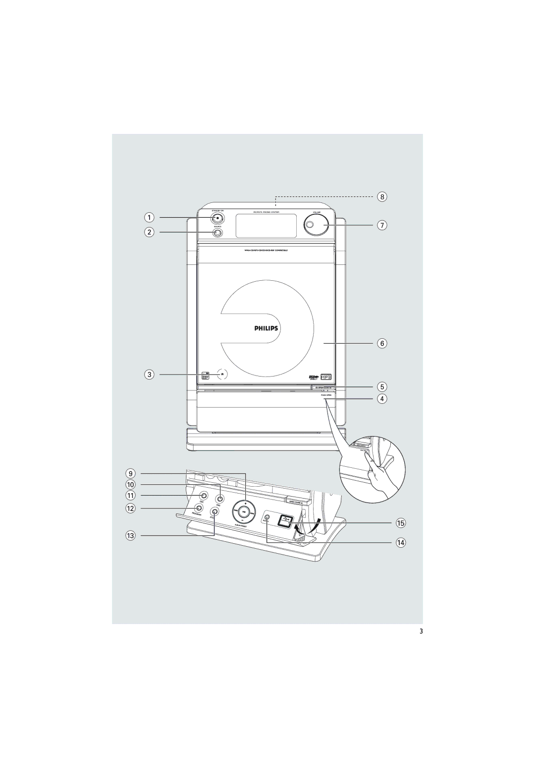 Philips MCM275 owner manual 