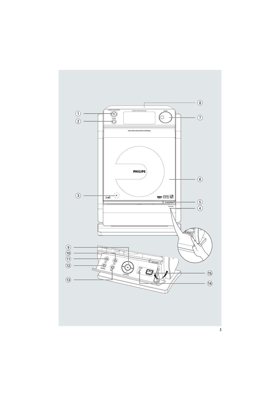 Philips MCM276R owner manual 