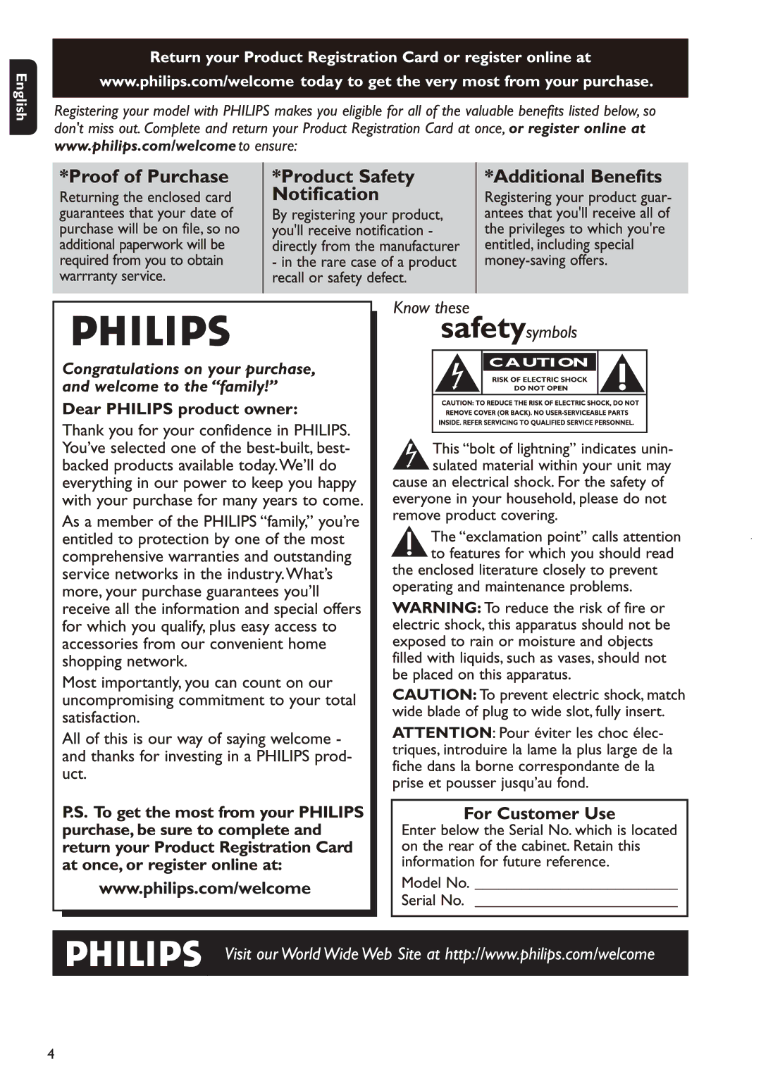 Philips MCM285 user manual English 