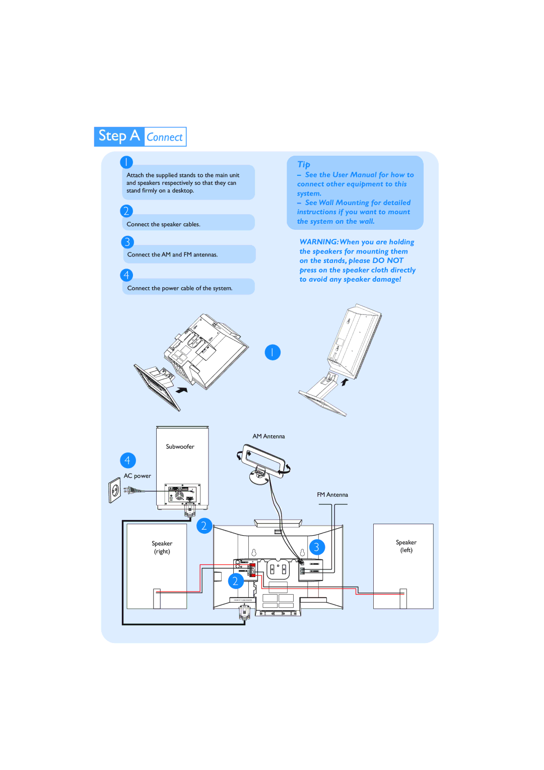 Philips MCM309R quick start Tip 