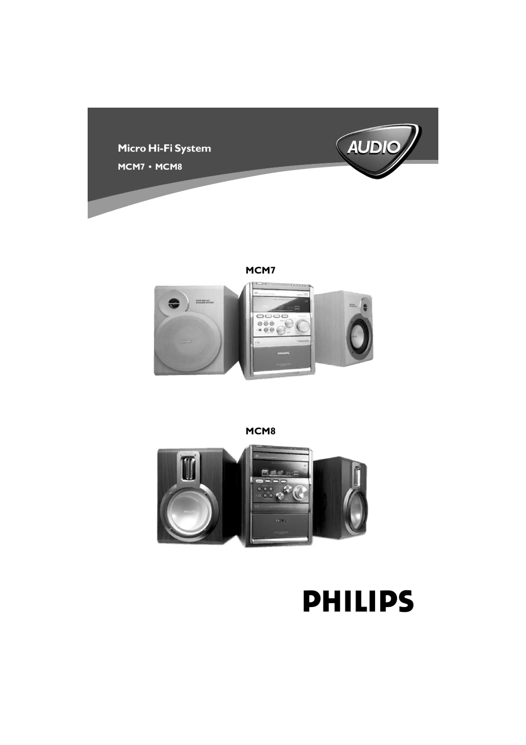 Philips MCM8, MCM7 manual Audio 