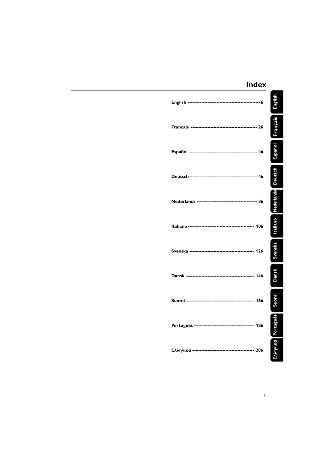 Philips MCM710 user manual Index 