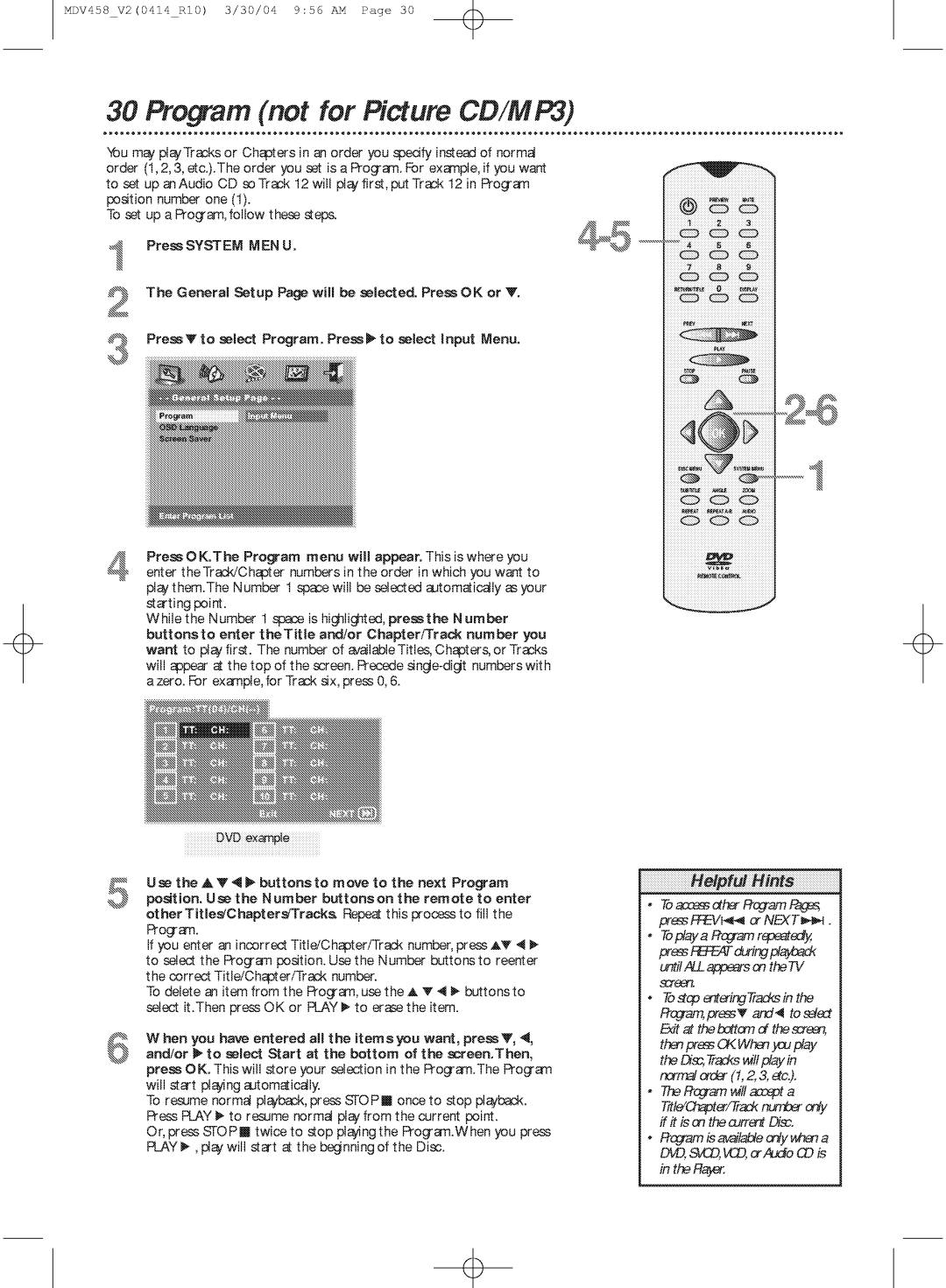 Philips MDV458 manual 