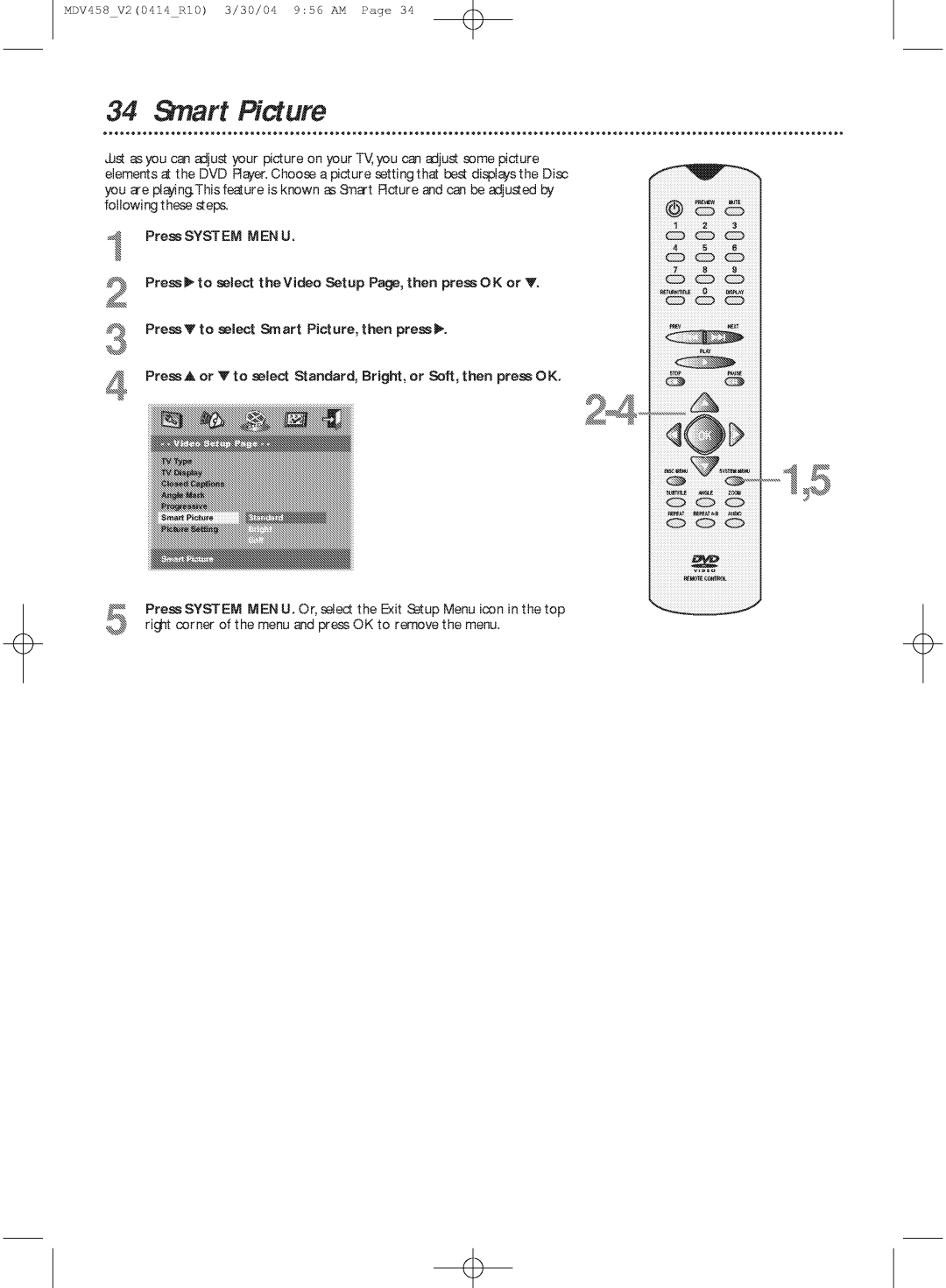 Philips MDV458 manual 