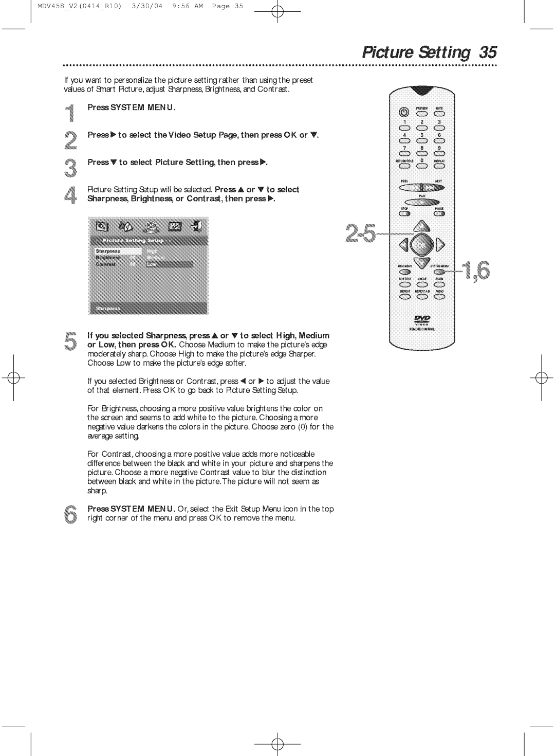 Philips MDV458 manual 