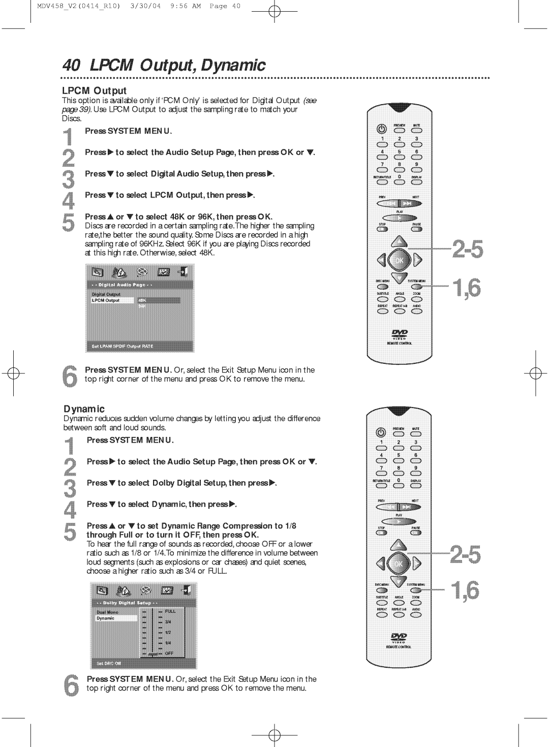 Philips MDV458 manual 