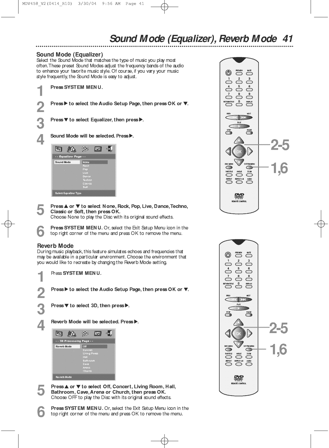 Philips MDV458 manual 