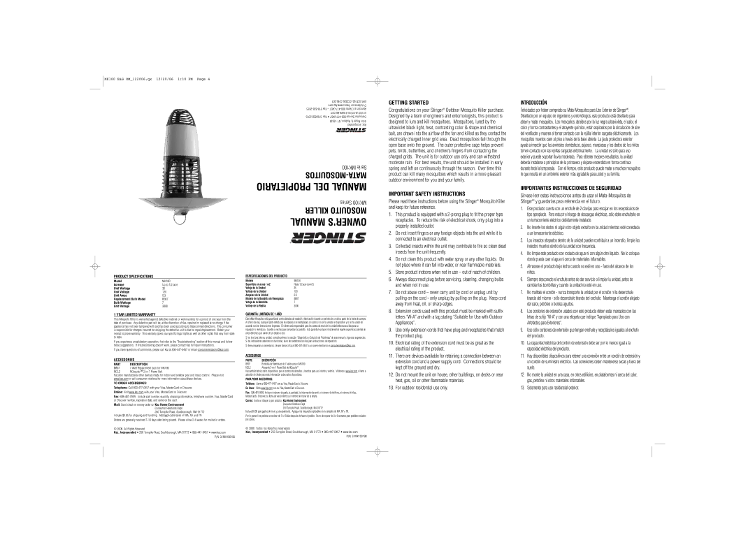 Philips MK100 Series owner manual Properly installed outlet, Connected to an electrical outlet, When not in use 