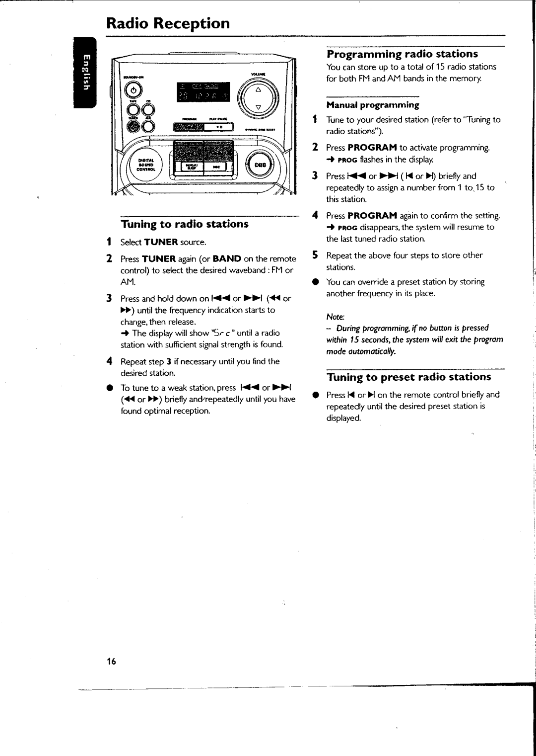 Philips MME11037 manual 