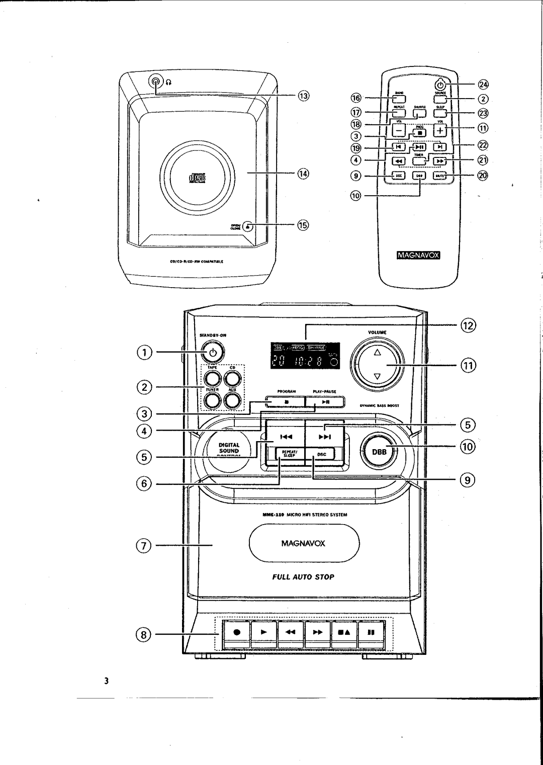 Philips MME11037 manual 