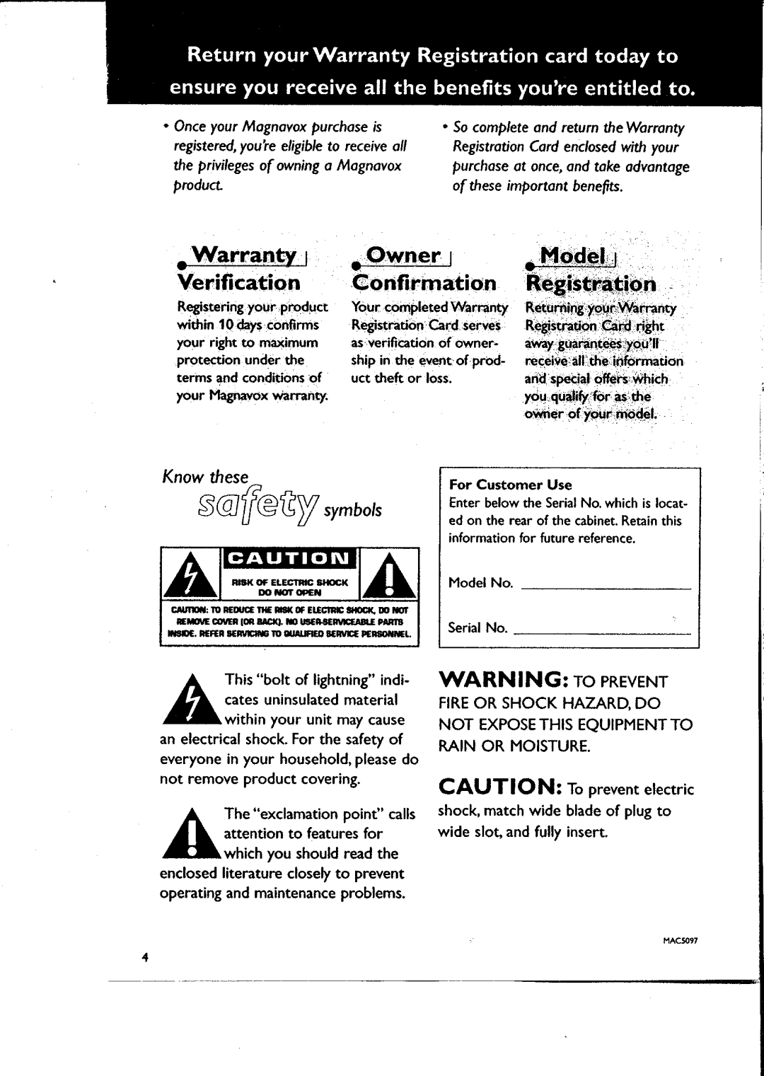 Philips MME11037 manual 