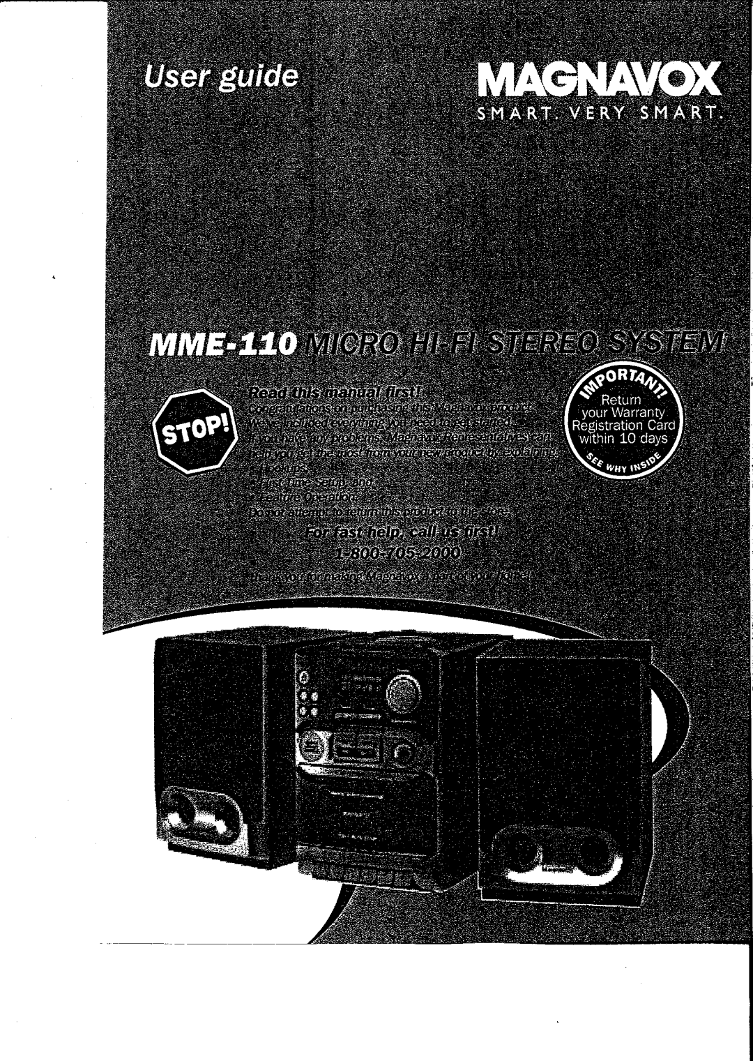 Philips MME11037 manual 