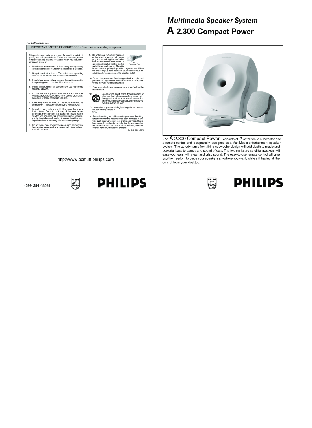 Philips MMS2031799 manual 