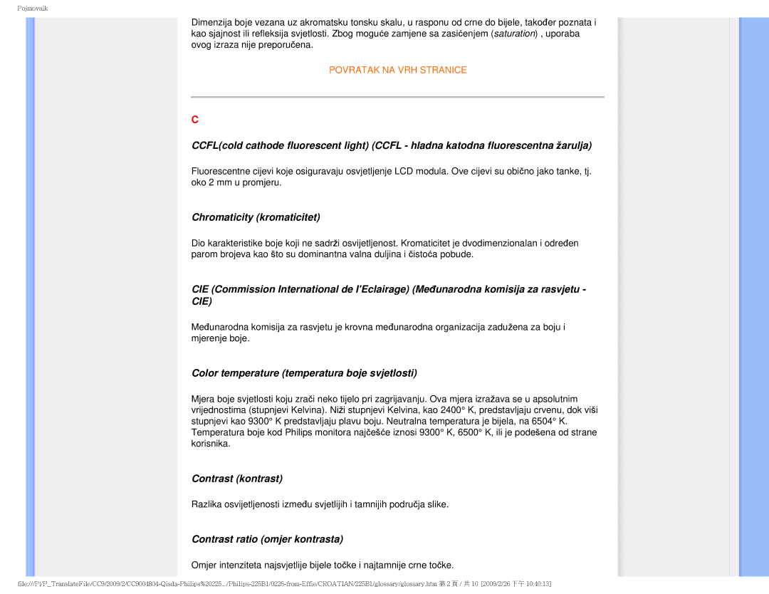 Philips MWB1225I user manual Cie 