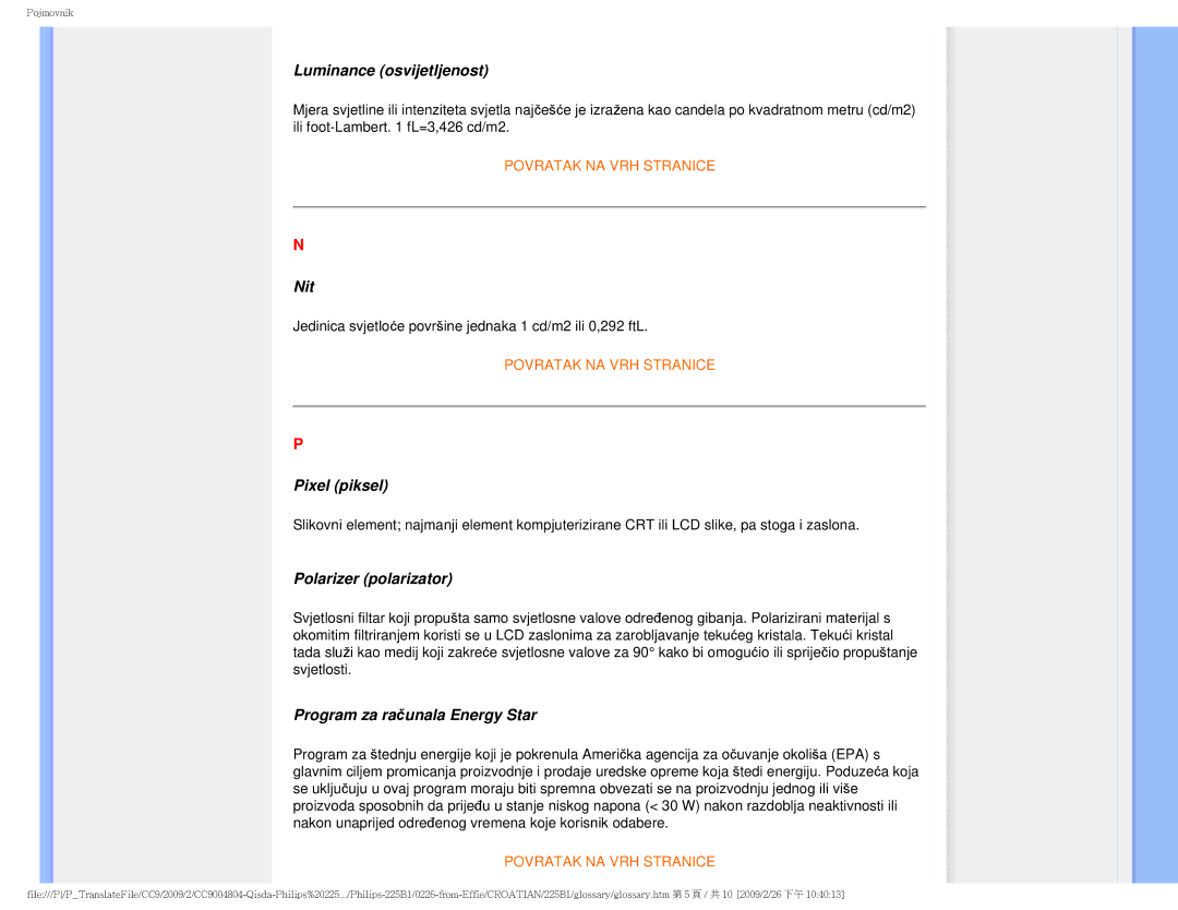 Philips MWB1225I user manual Nit 