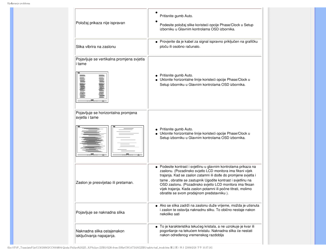 Philips MWB1225I user manual Pritisnite gumb Auto 