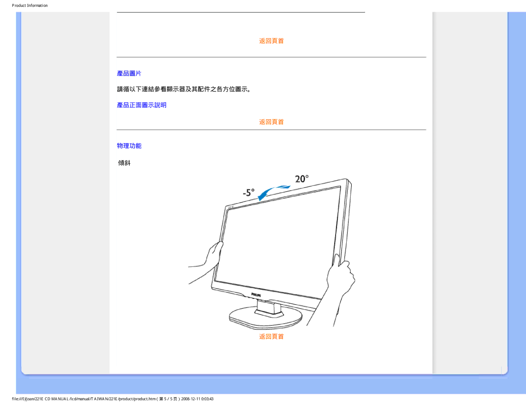 Philips MWE1221T user manual 產品圖片 