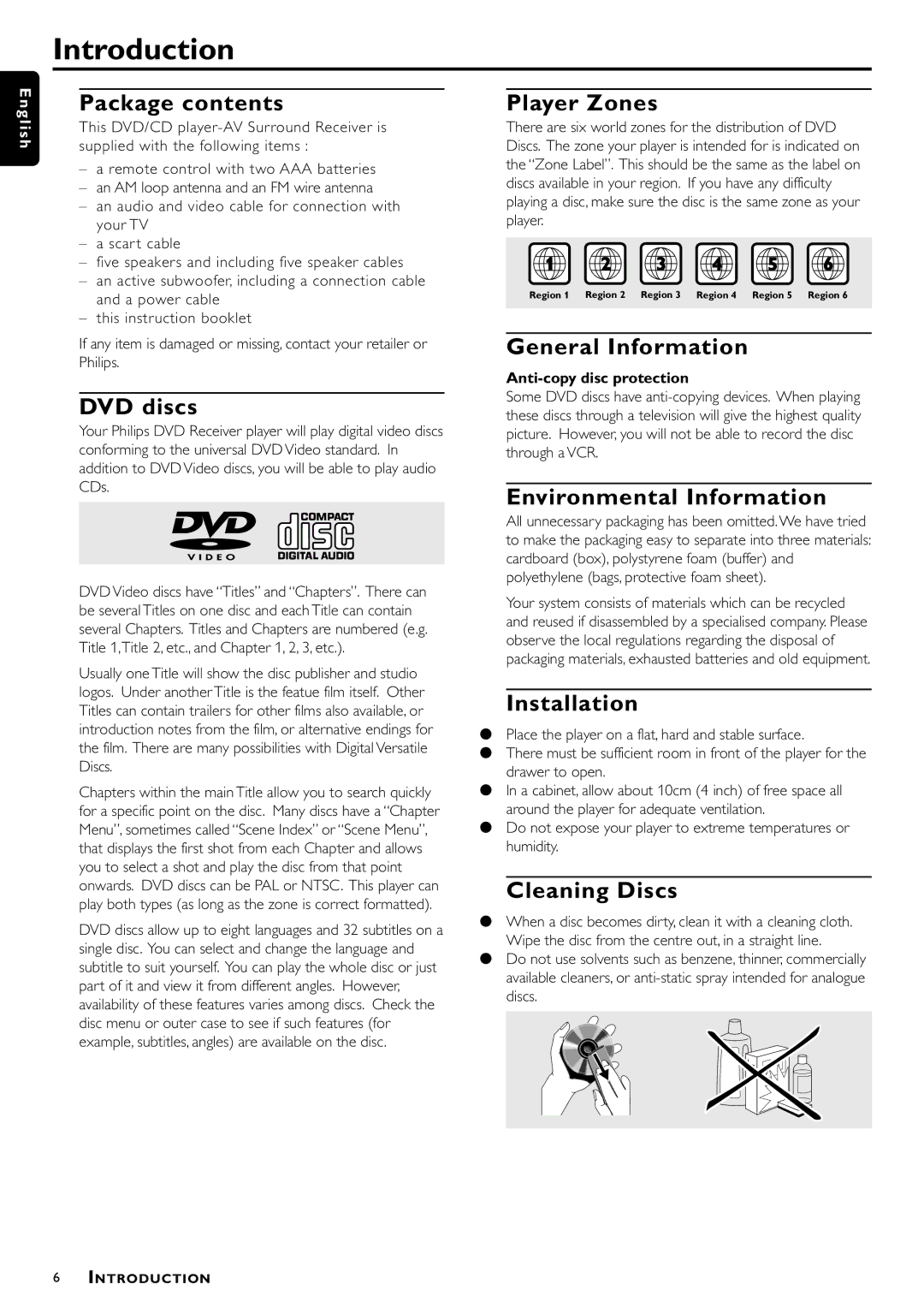 Philips MX-1060D, MX-1050D manual Introduction 