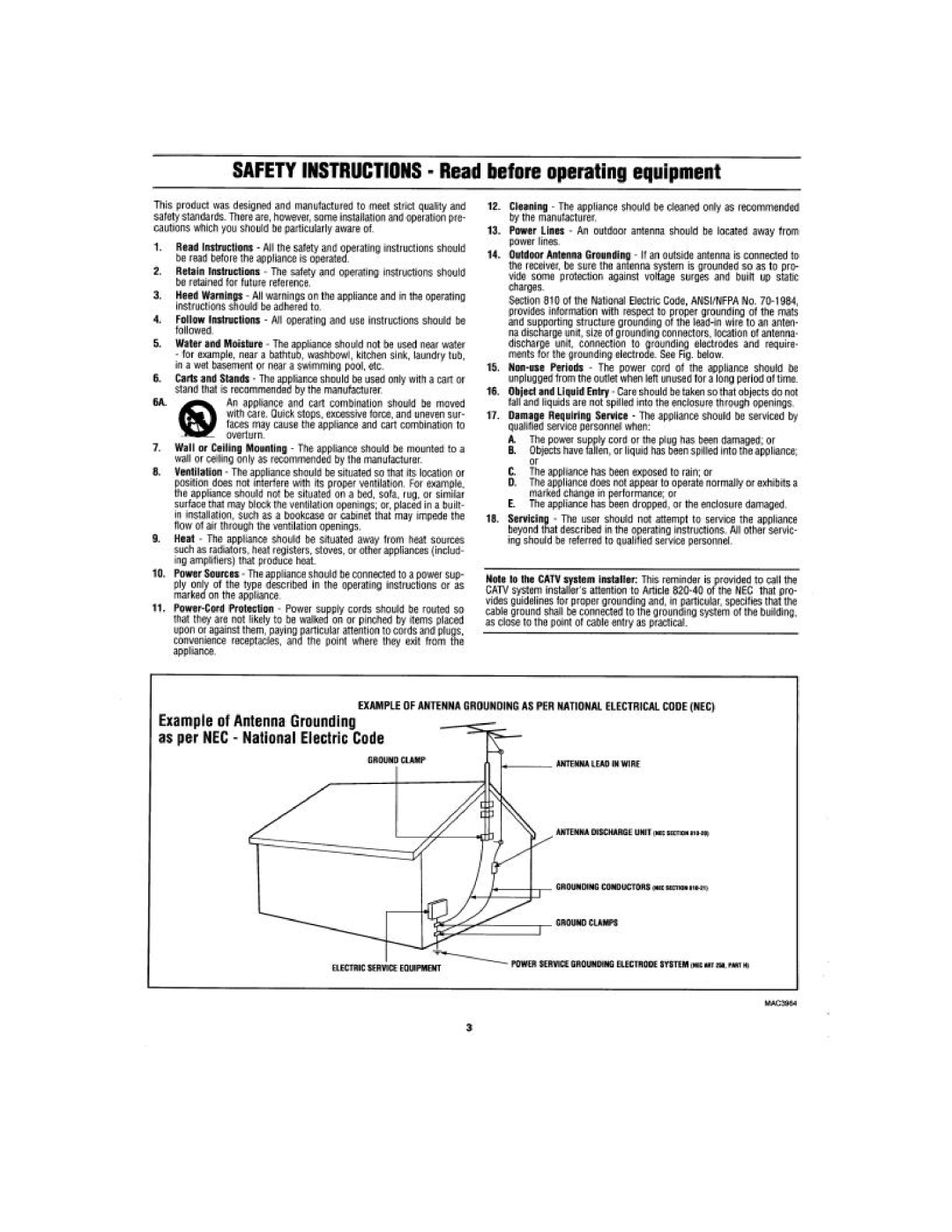 Philips MX2791BI manual 