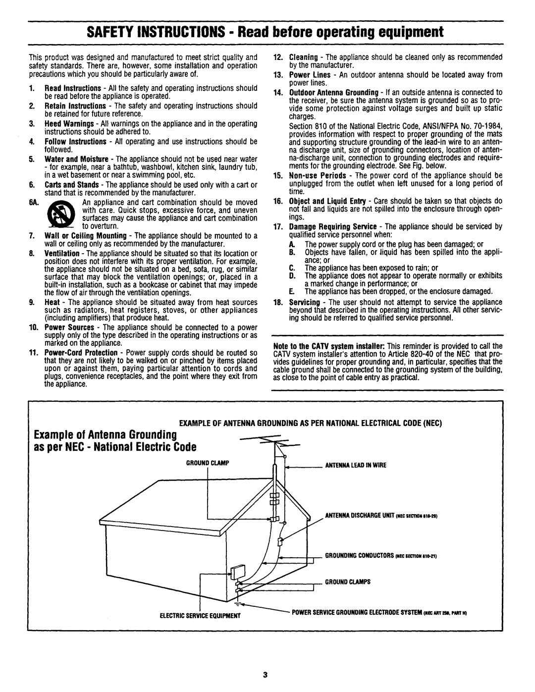 Philips MX3690B manual 