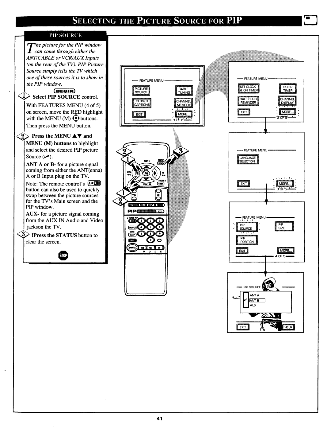 Philips MX3690B manual 