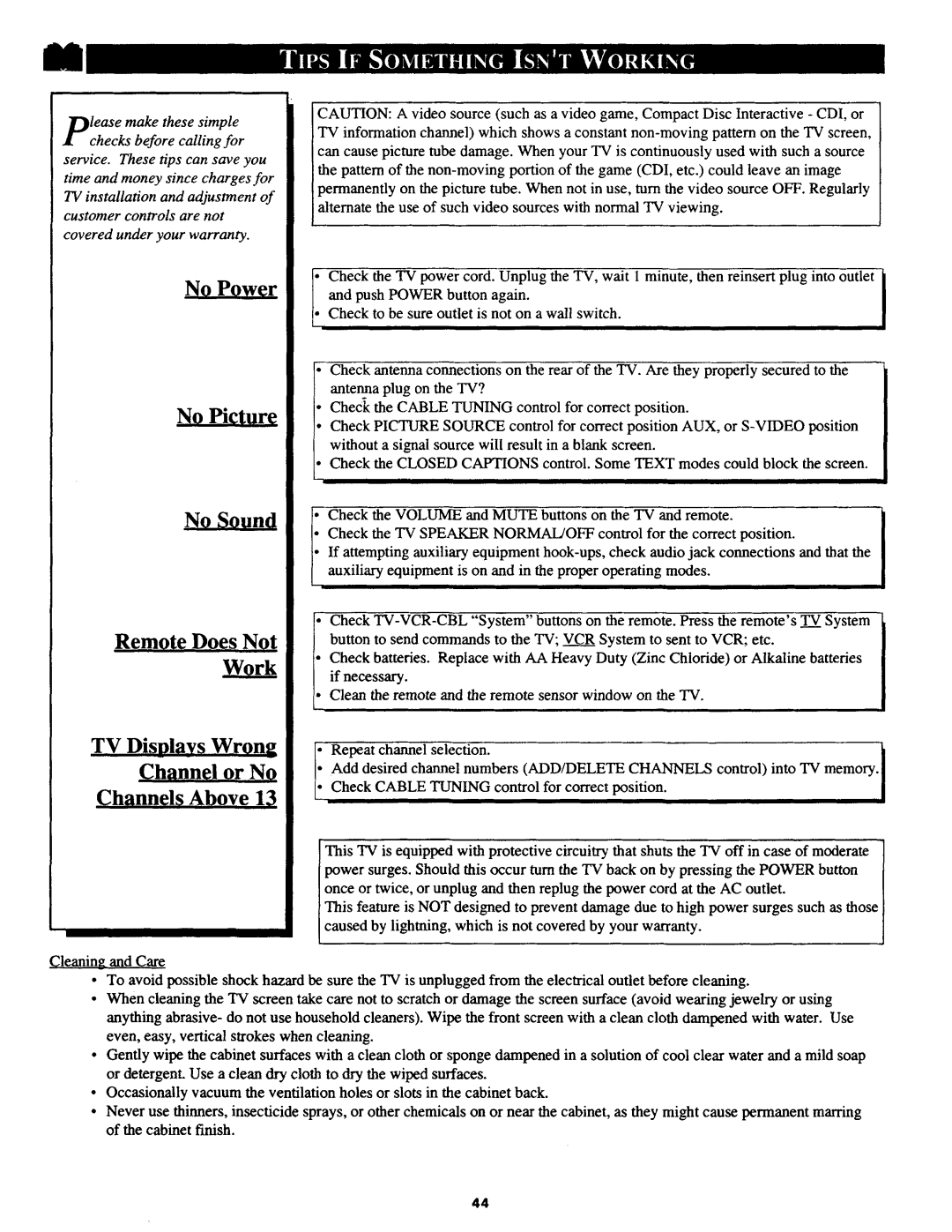 Philips MX3690B manual 