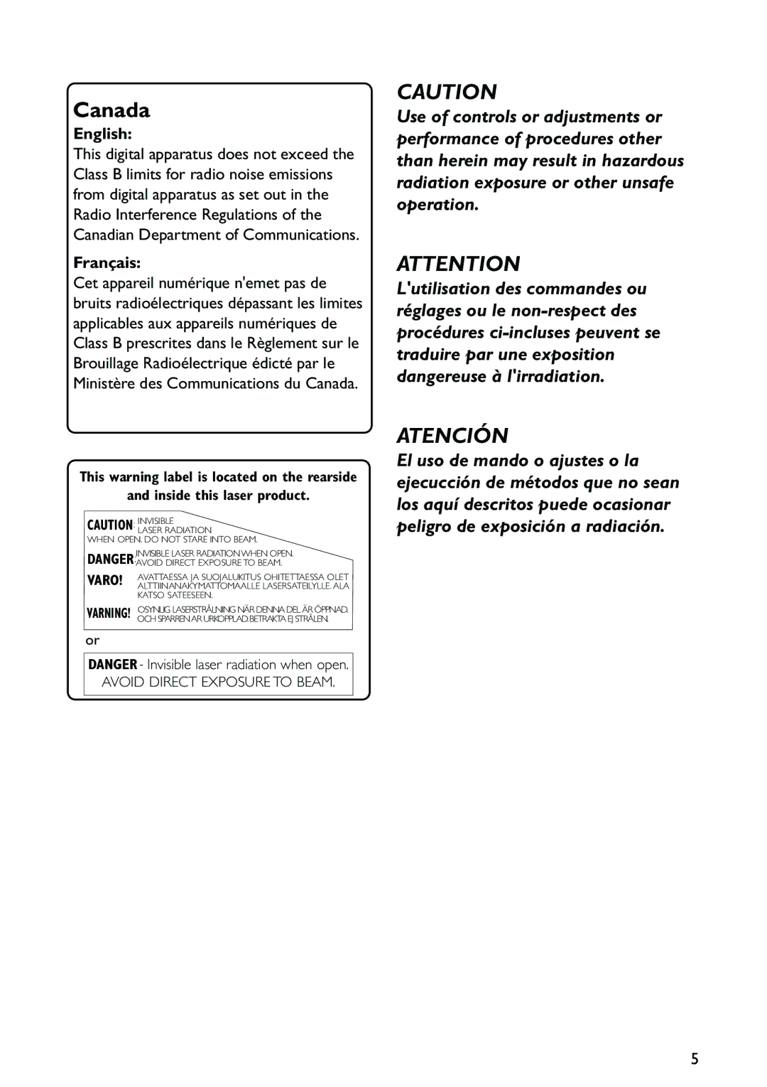 Philips MX3910D/37 owner manual English, Français 