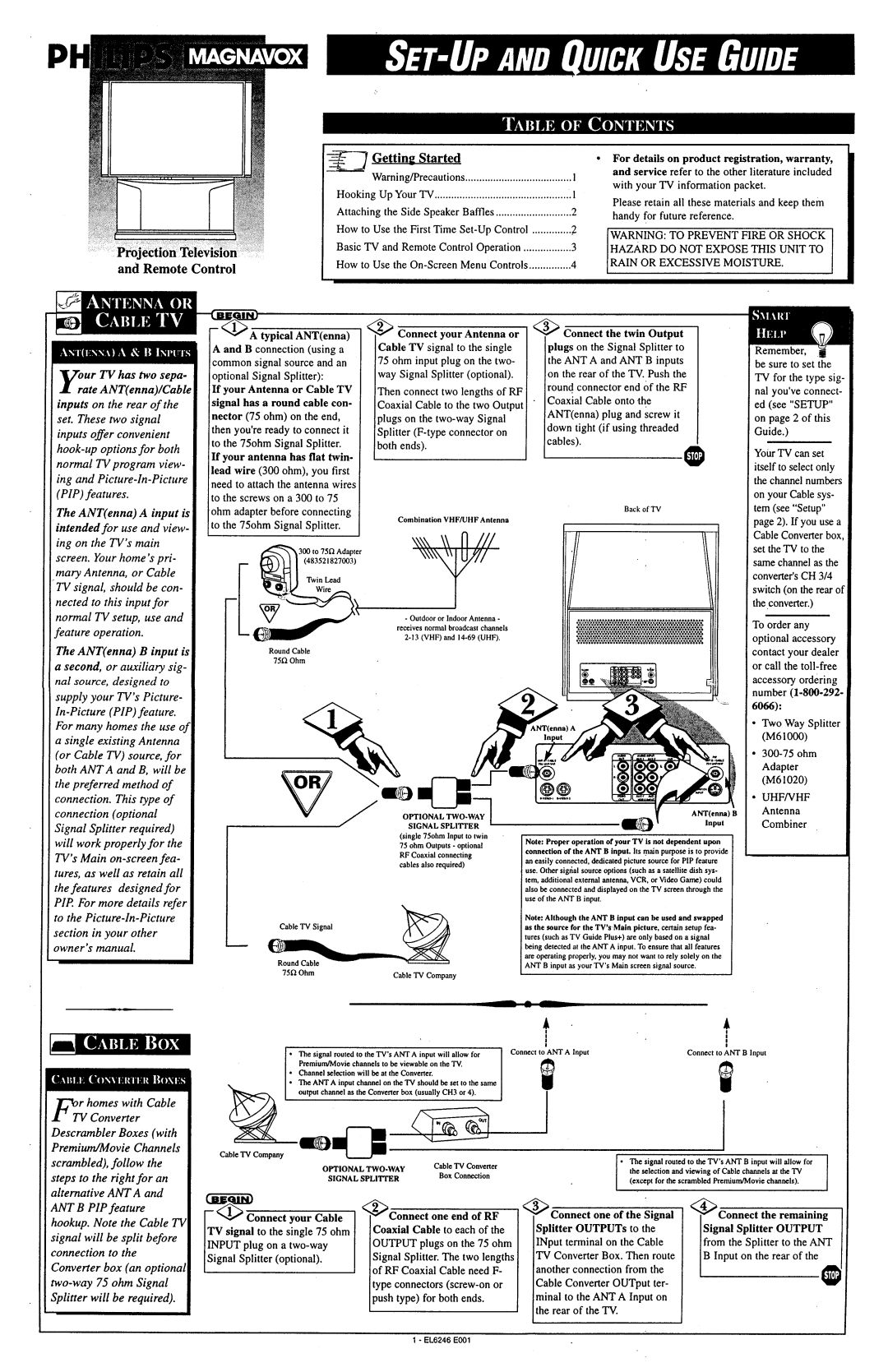 Philips MX5471 manual 