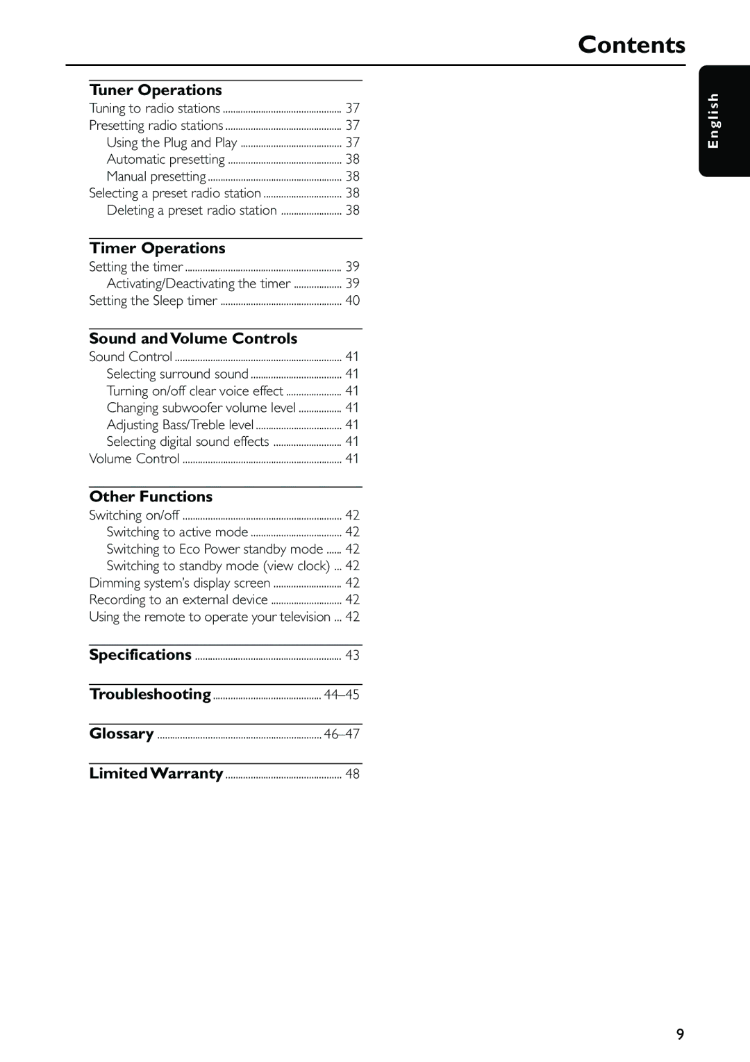 Philips MX5500D owner manual Timer Operations 