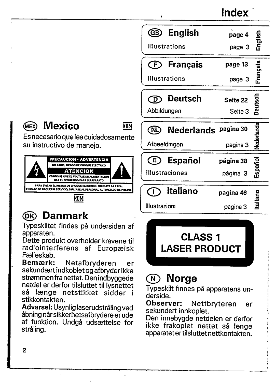 Philips ND 5500, RD 5050 manual 