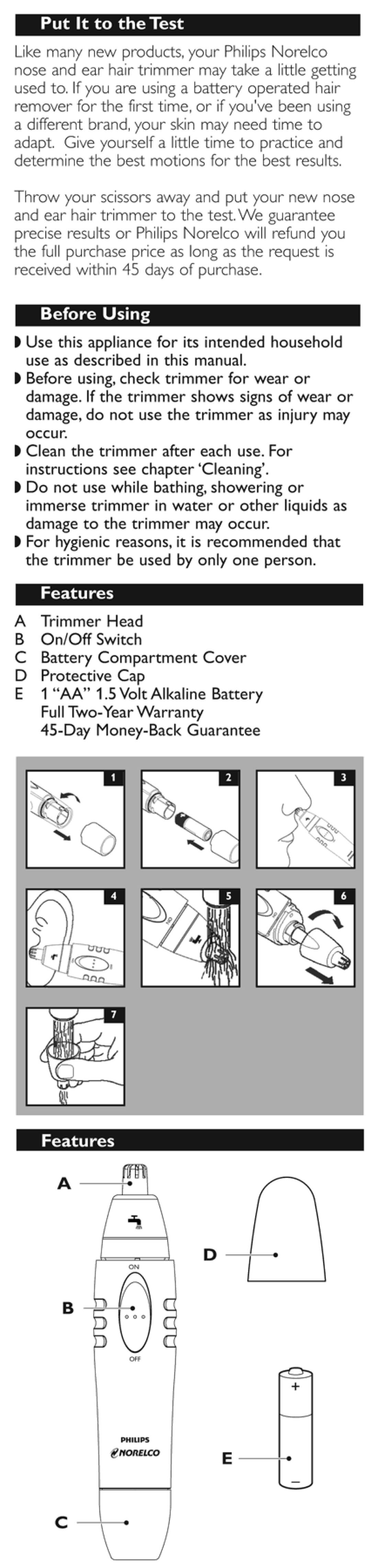 Philips NT8110 manual 