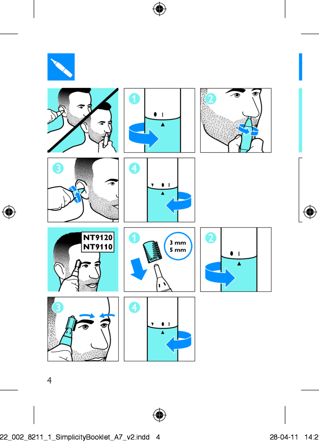 Philips NT9120, NT9110, NT9105 manual 2200282111SimplicityBookletA7v2.indd 28-04-11 