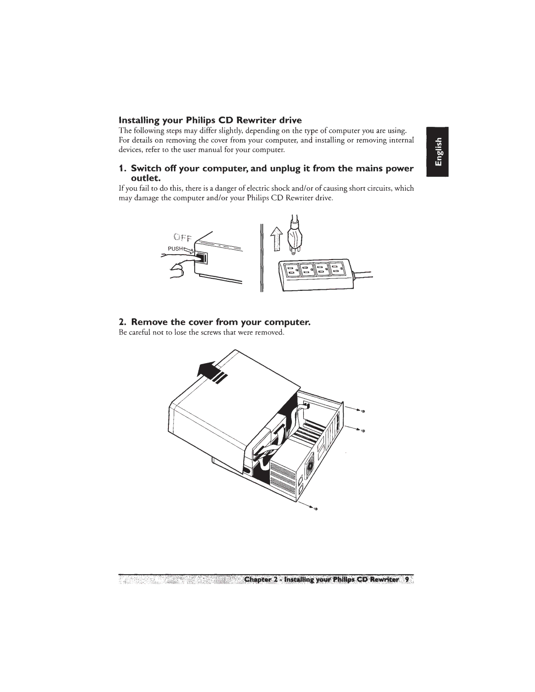 Philips PCA460RW manual 