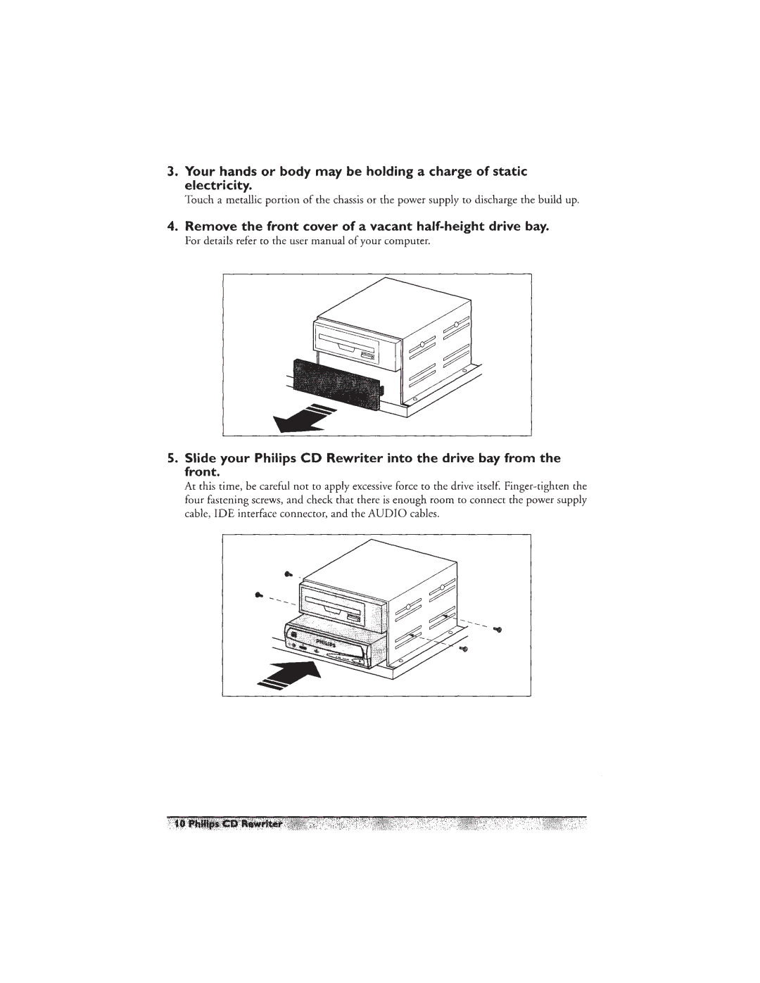 Philips PCA460RW manual 