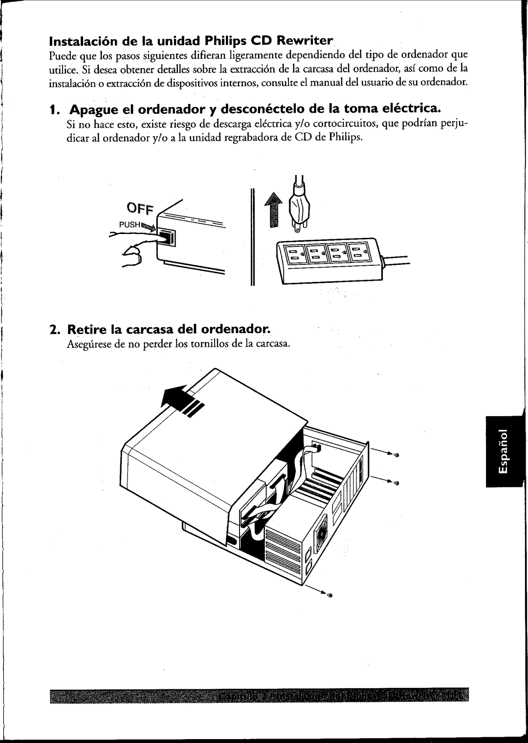 Philips PCRW404K/17 manual 